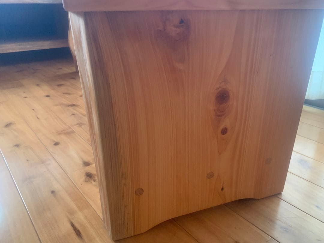 夏セール✨無垢材(桧)ローテーブル、リビングテーブル、TVボード