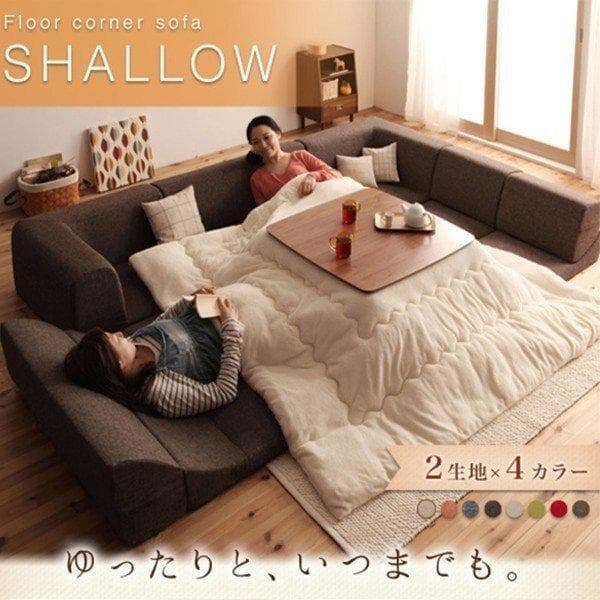 最安値！新品！送料込み！ ローソファー 3人掛け ソファーベット カウチ 15