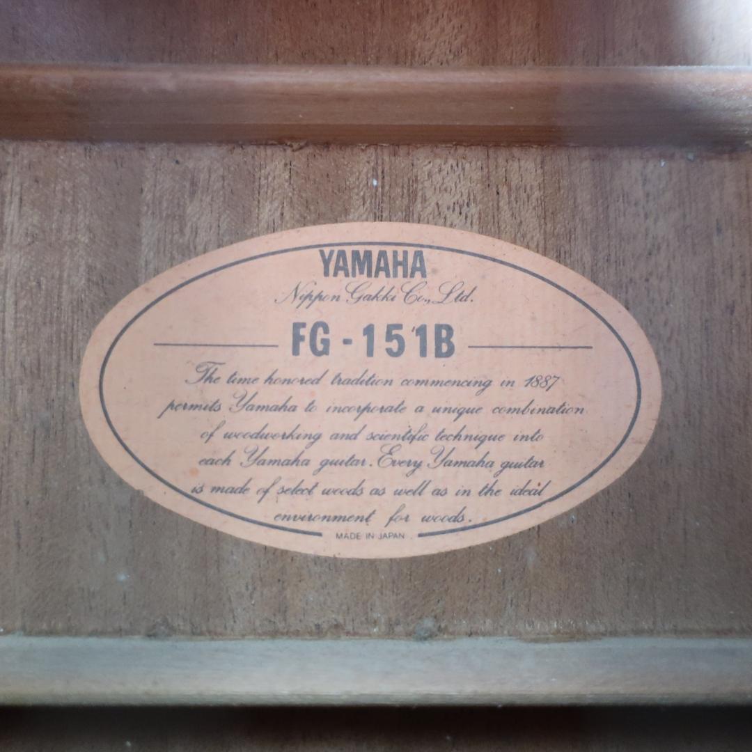 YAMAHA FG-151B ギター オレンジラベル ビンテージ - メルカリ