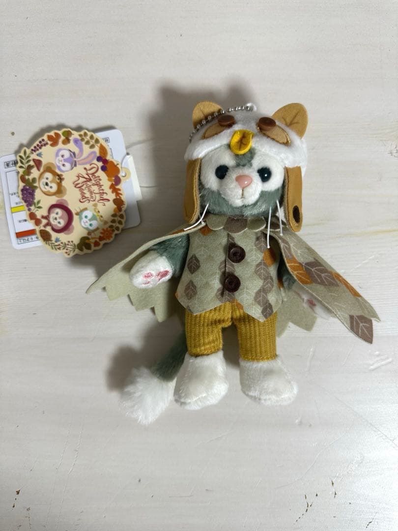 【入手困難】ダッフィー＆フレンズ 秋のぼうけん ぬいぐるみバッジ タグ付き 新品