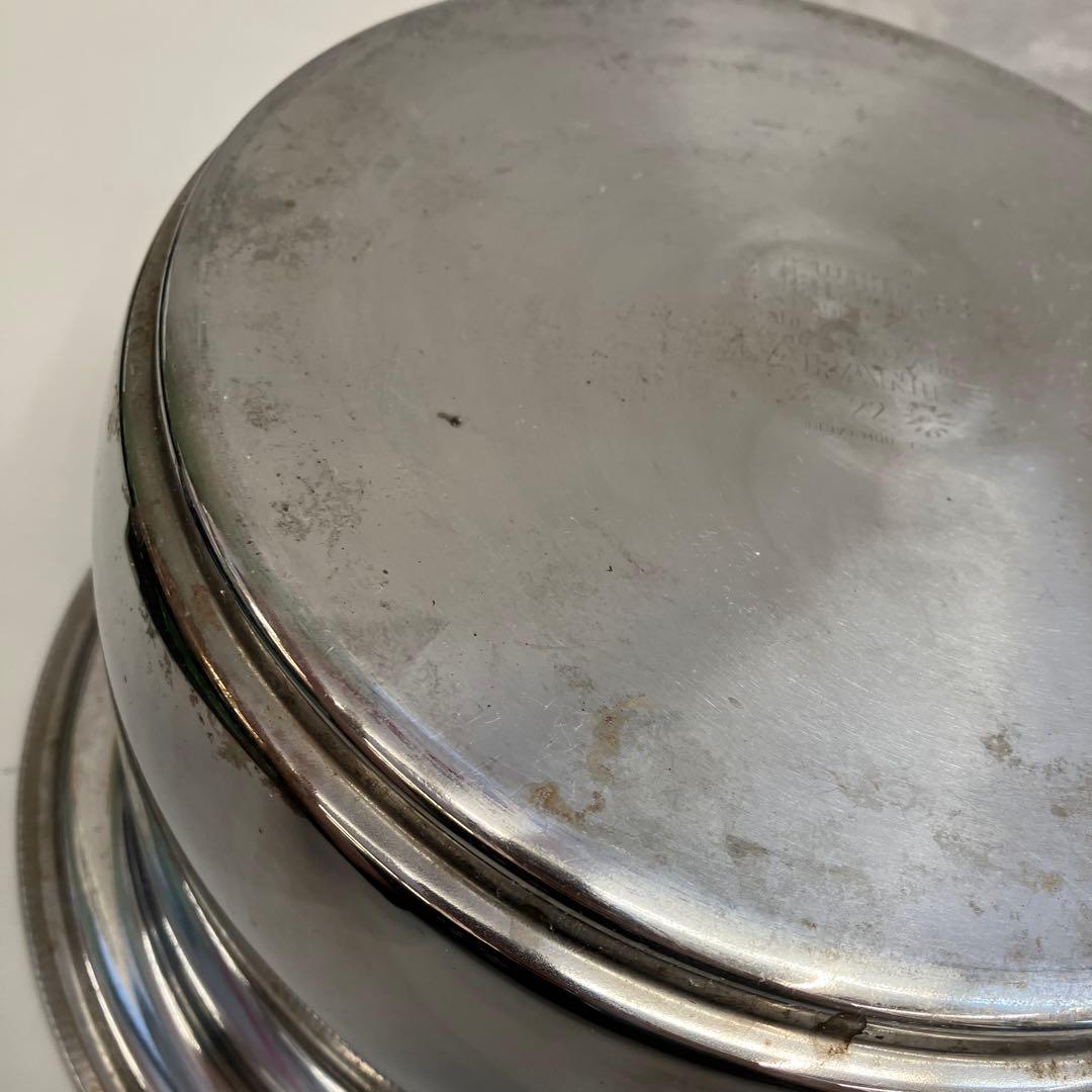 昭和レトロ クーンリコン鍋 深鍋 深型 ステンレス キッチン 調理 雑貨