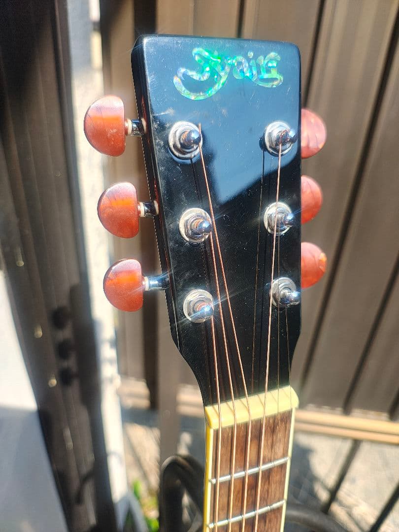 超美品 ニューヨーカー S.yairi YM-17/BK PU付エレアコ REN