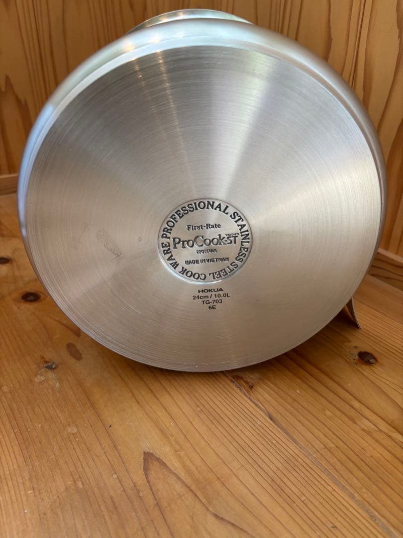 【新品・未使用品】寸胴鍋　プロクックST 24㎝　北陸アルミニウム