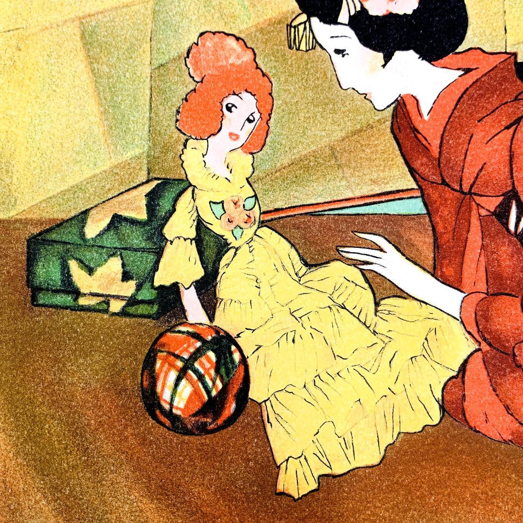 真作保証 竹久夢二『ひな節句』リトグラフ 128/300 限定版 R8SD21