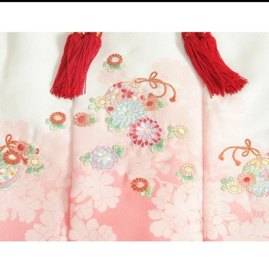 七五三 フルセット　着物　3歳　被布　女の子　ピンク　リョウコキクチ