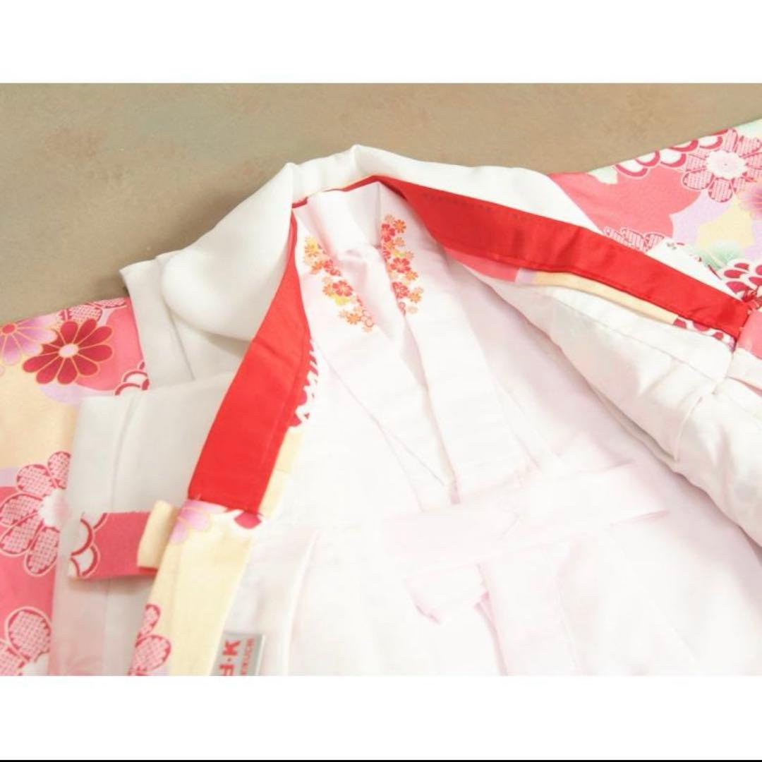 七五三 フルセット　着物　3歳　被布　女の子　ピンク　リョウコキクチ