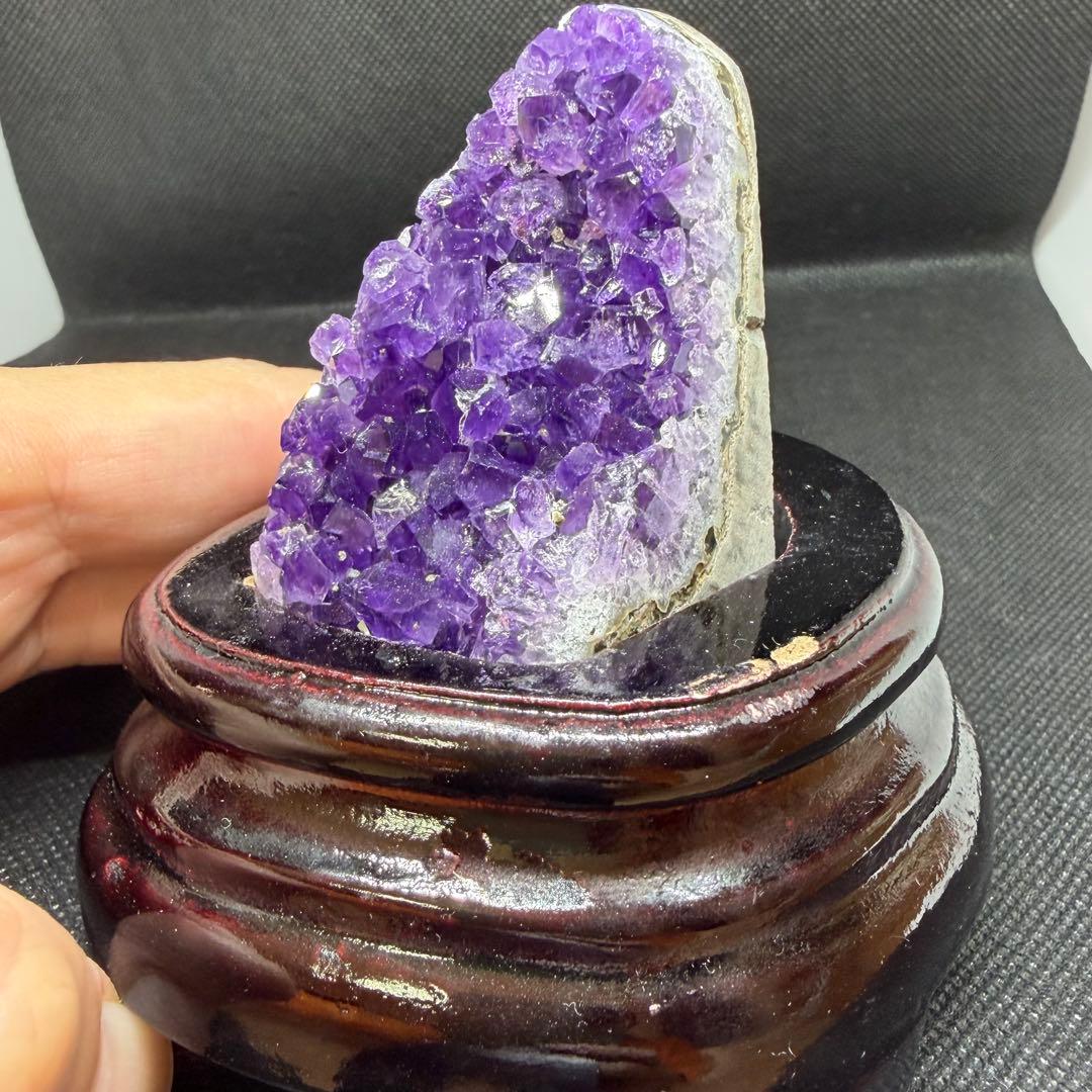 天然石 アメジスト クラスター 【台座付き】 208 - メルカリ