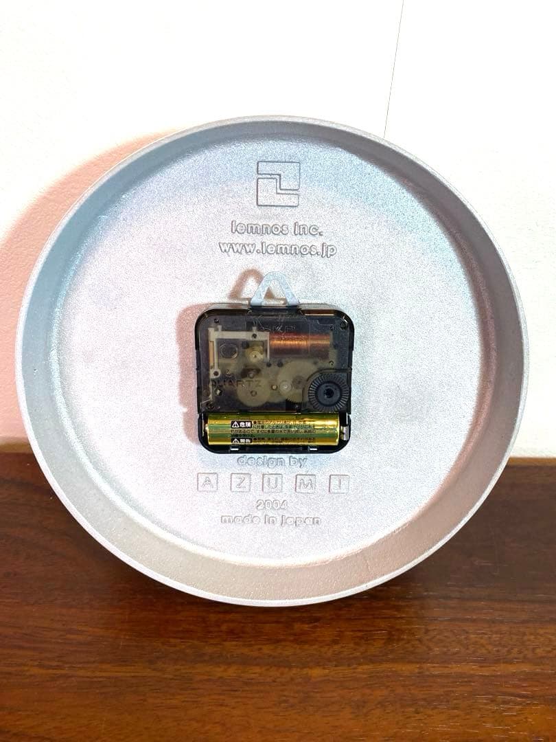 Lemnos レムノス エッジクロック ホワイトAZ-0116 Sサイズ