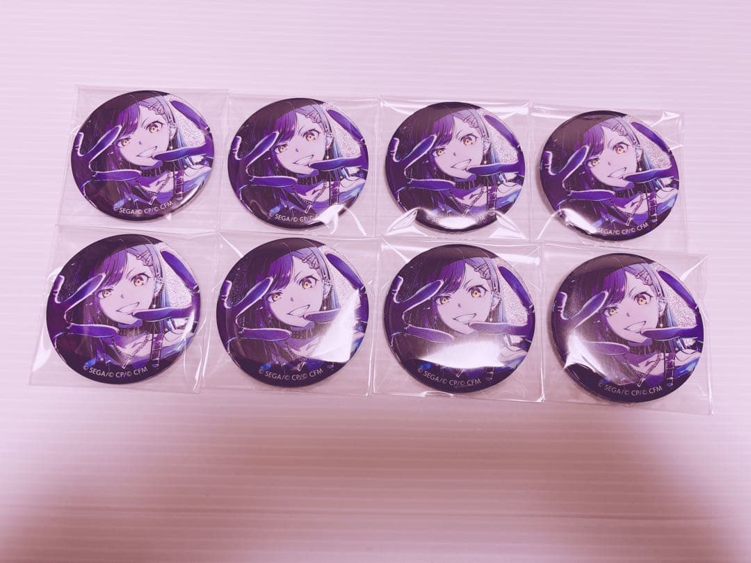 プロセカ グリッター缶バッジ グリ缶 48A 白石杏 - メルカリ