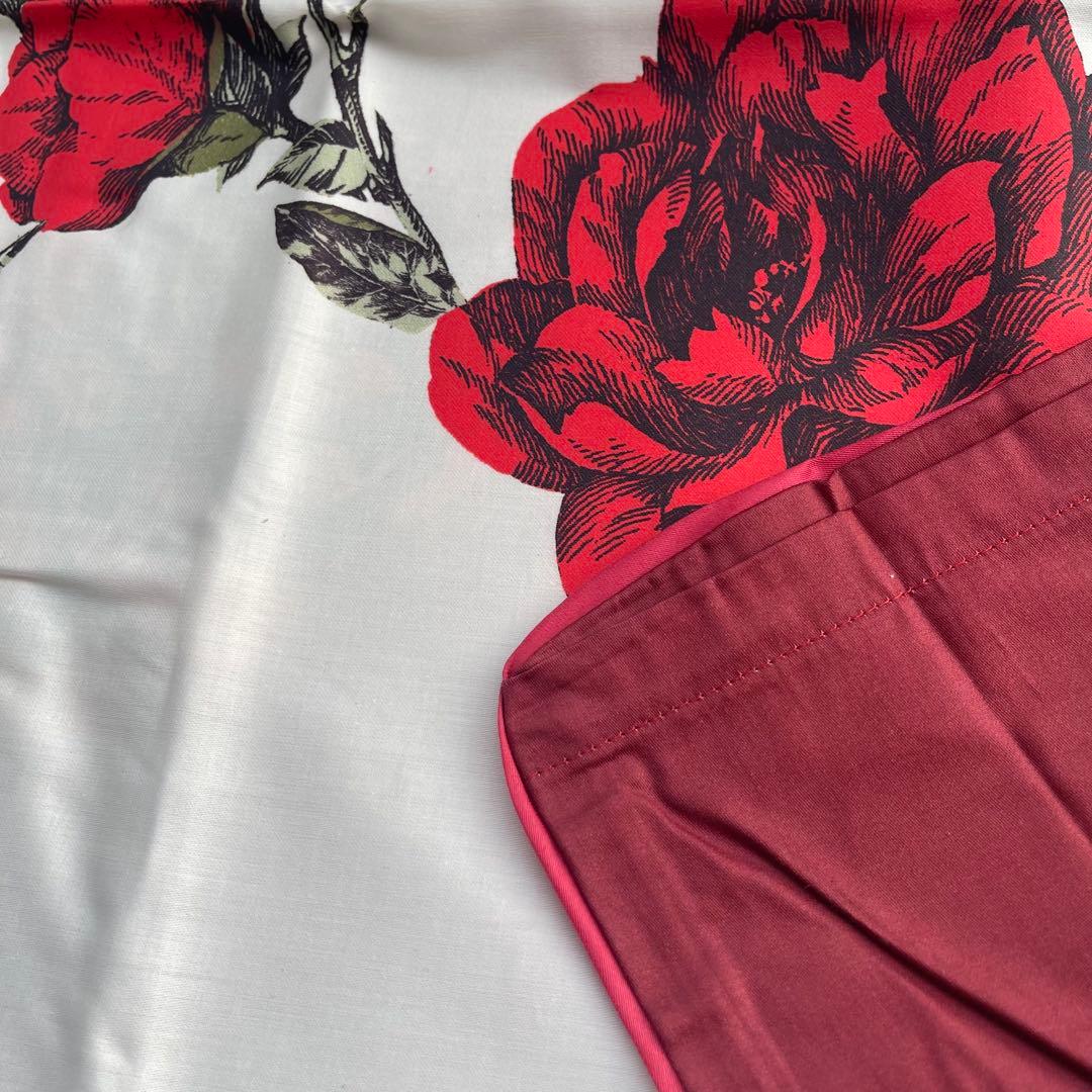 イギリス直輸入　ローラアシュレイ 掛けカバー＋枕カバー2枚　コットンサテン　新品