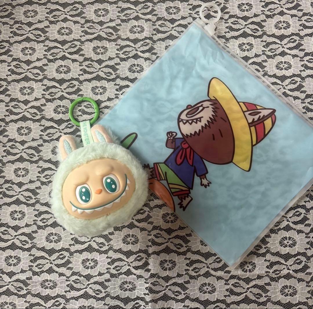 海外限定 ラブブ ジモモ ビッグサイズ 茶色白色セット38cm 頭ブブ