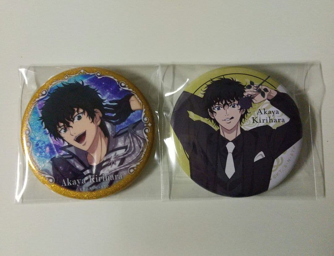 テニスの王子様 テニプリ 切原赤也 ブラホワ テニラビ 缶バッジ 2点