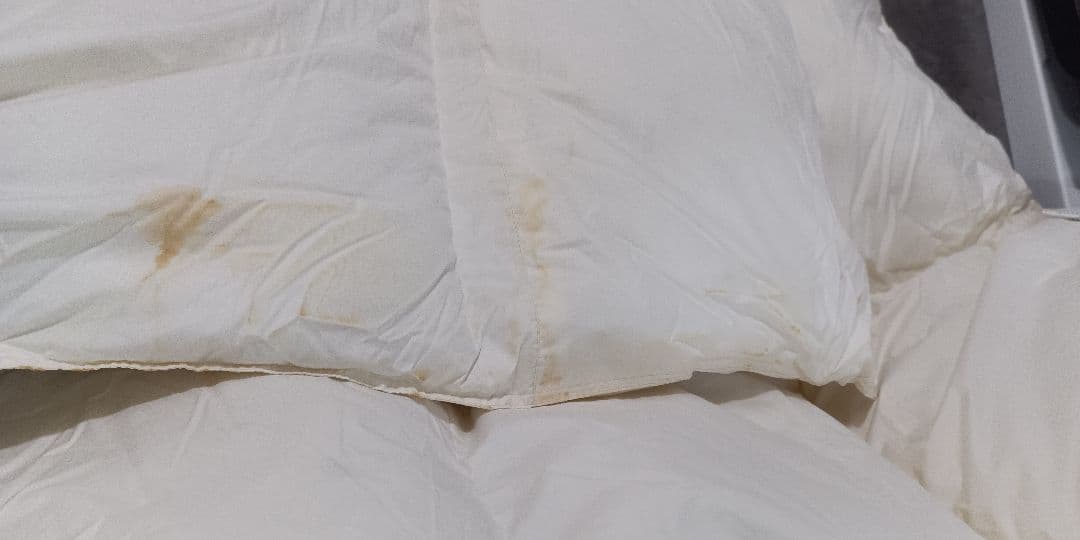 羽毛布団　2枚合わせ　肌掛け　合掛け　ホワイトダックダウン85%　W　ダブル