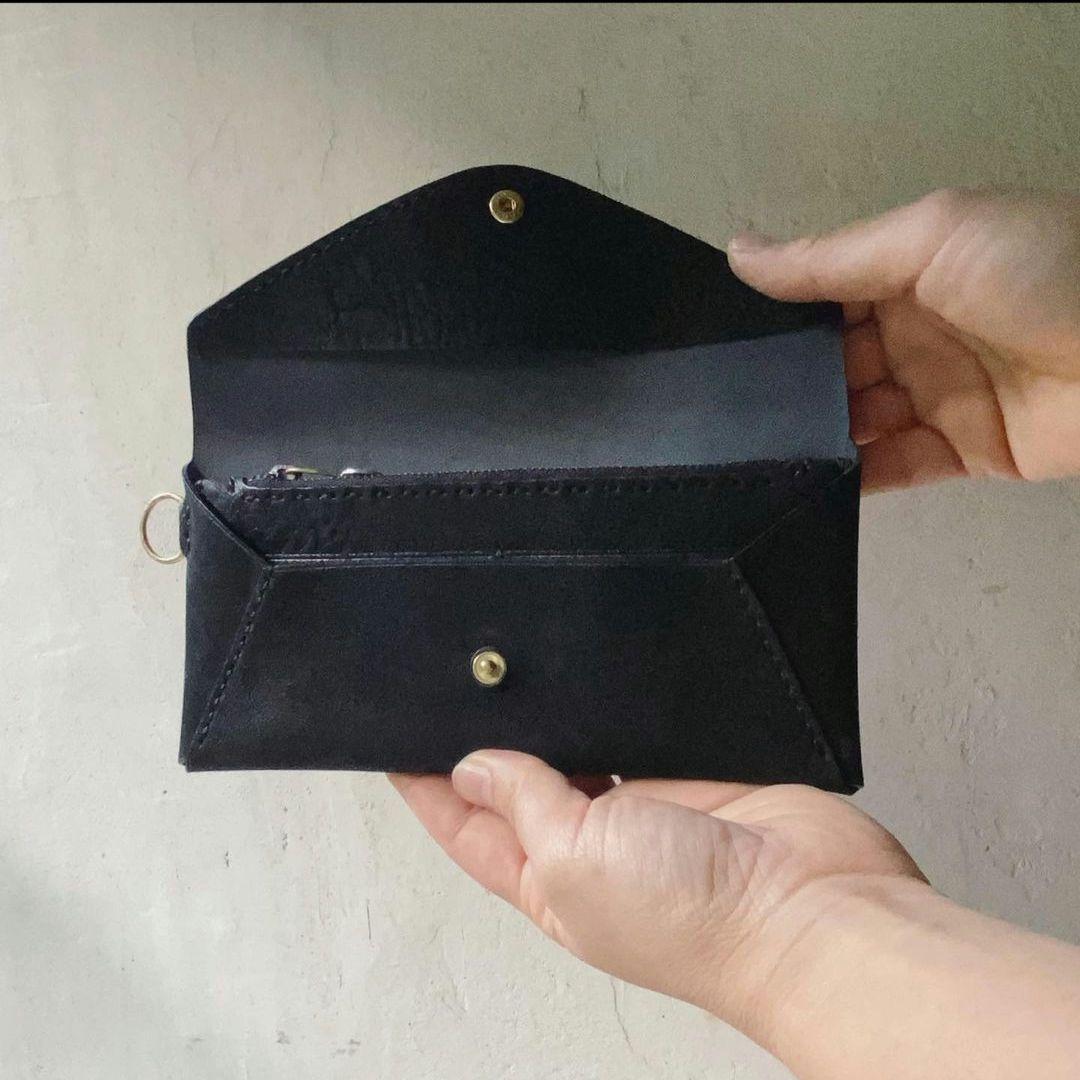 財布　牛革　もっちり　コンパクト