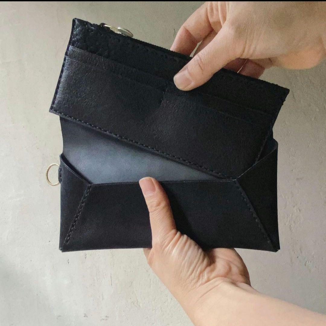 財布　牛革　もっちり　コンパクト