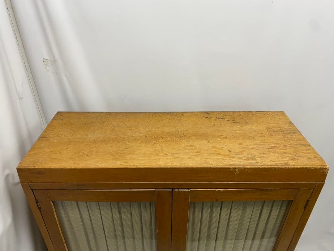 昭和レトロ 天童木工 木製キャビネット 食器棚 サイドボード 古家具 収納棚