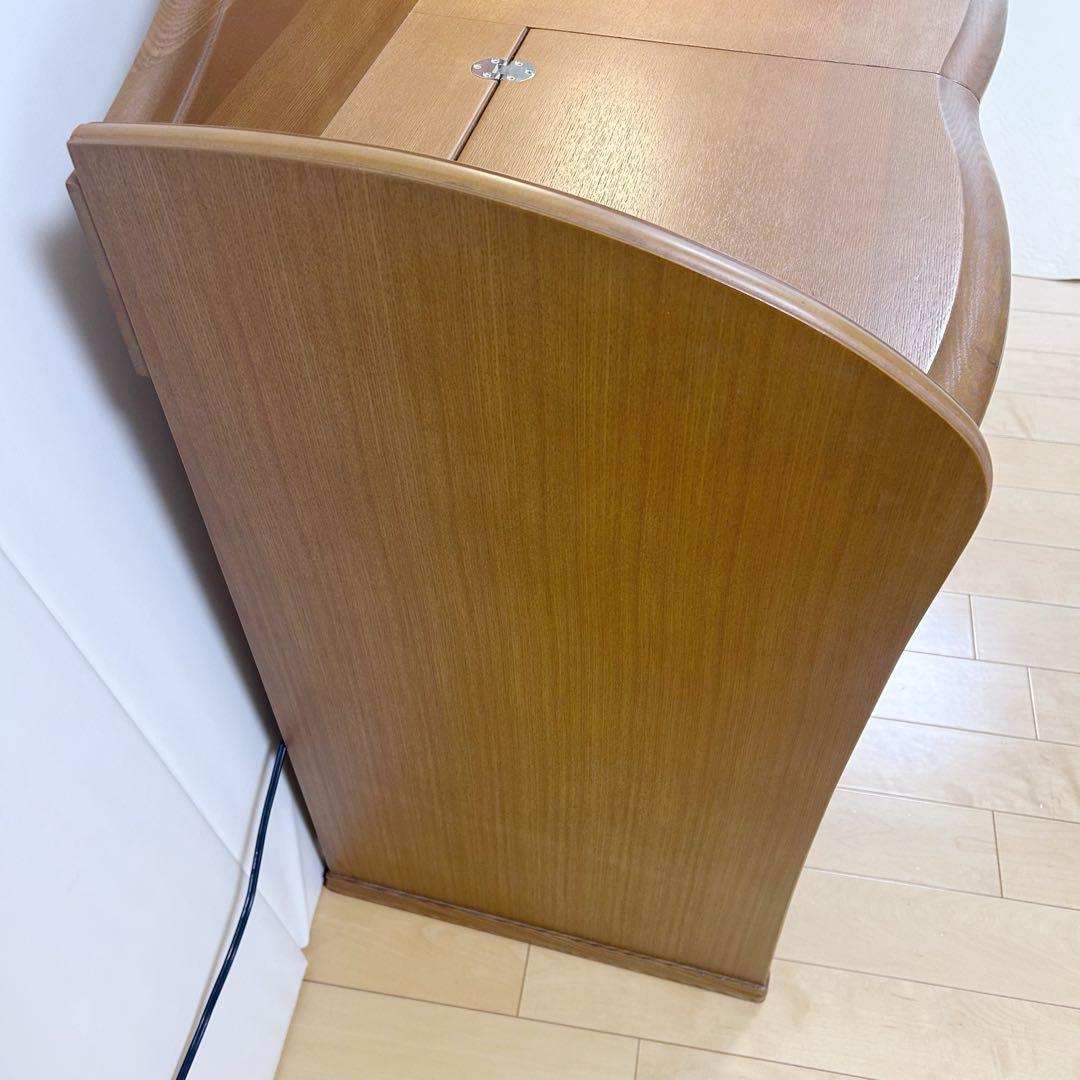 大塚家具　タモ材　デスクドレッサー　天然木　アンティークテーブルランプ　極美品