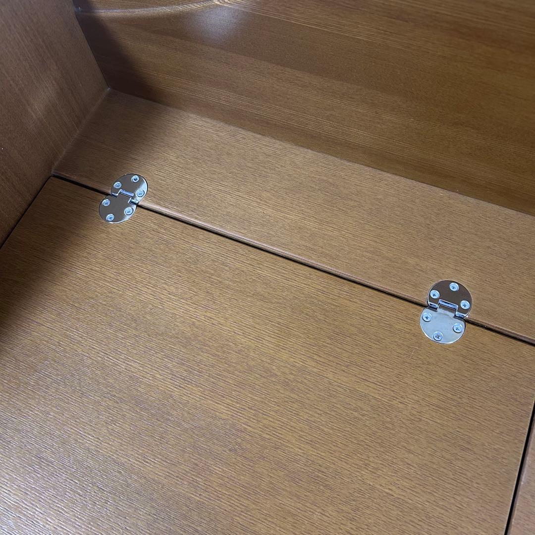 大塚家具　タモ材　デスクドレッサー　天然木　アンティークテーブルランプ　極美品