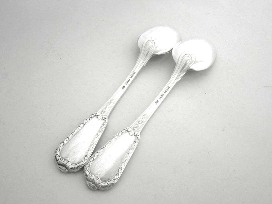 クリストフル　スターリングシルバースプーン2本セット　Christofle　純銀