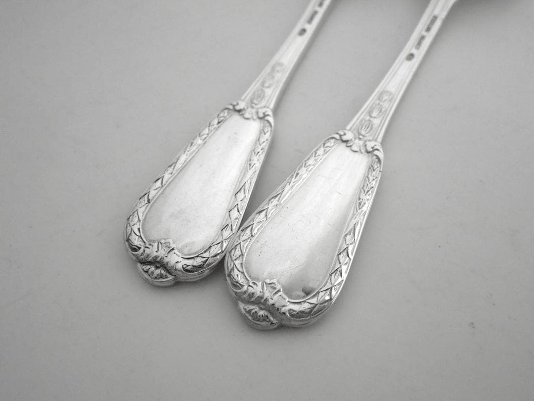 クリストフル　スターリングシルバースプーン2本セット　Christofle　純銀