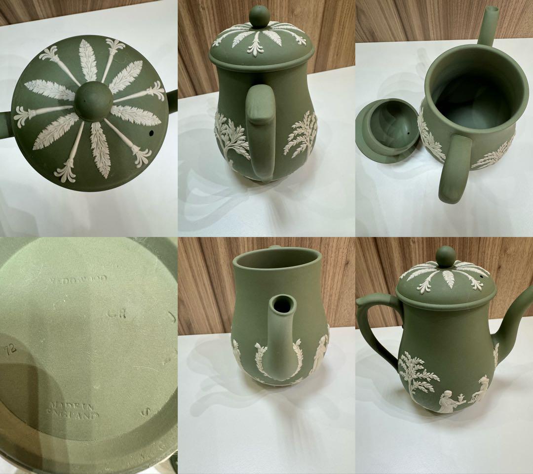【希少】　ウエッジウッド　ジャスパーグリーン　6点セット