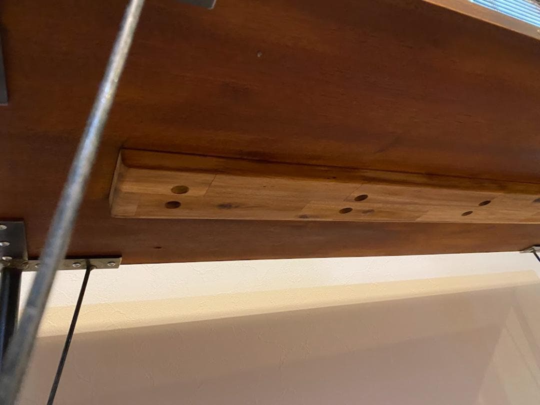 1960s デンマーク製 デスクテーブル 作業台 カスタムアイアンレッグ 仕上済