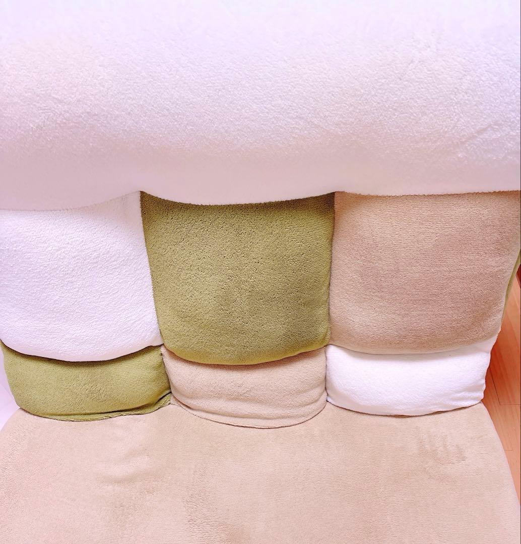 ヌイ ソファ 座椅子 ソファー パッチワーク グリーン インテリア NUI