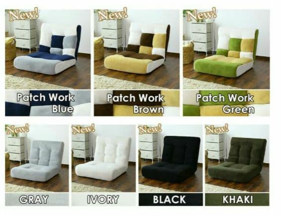 ヌイ ソファ 座椅子 ソファー パッチワーク グリーン インテリア NUI