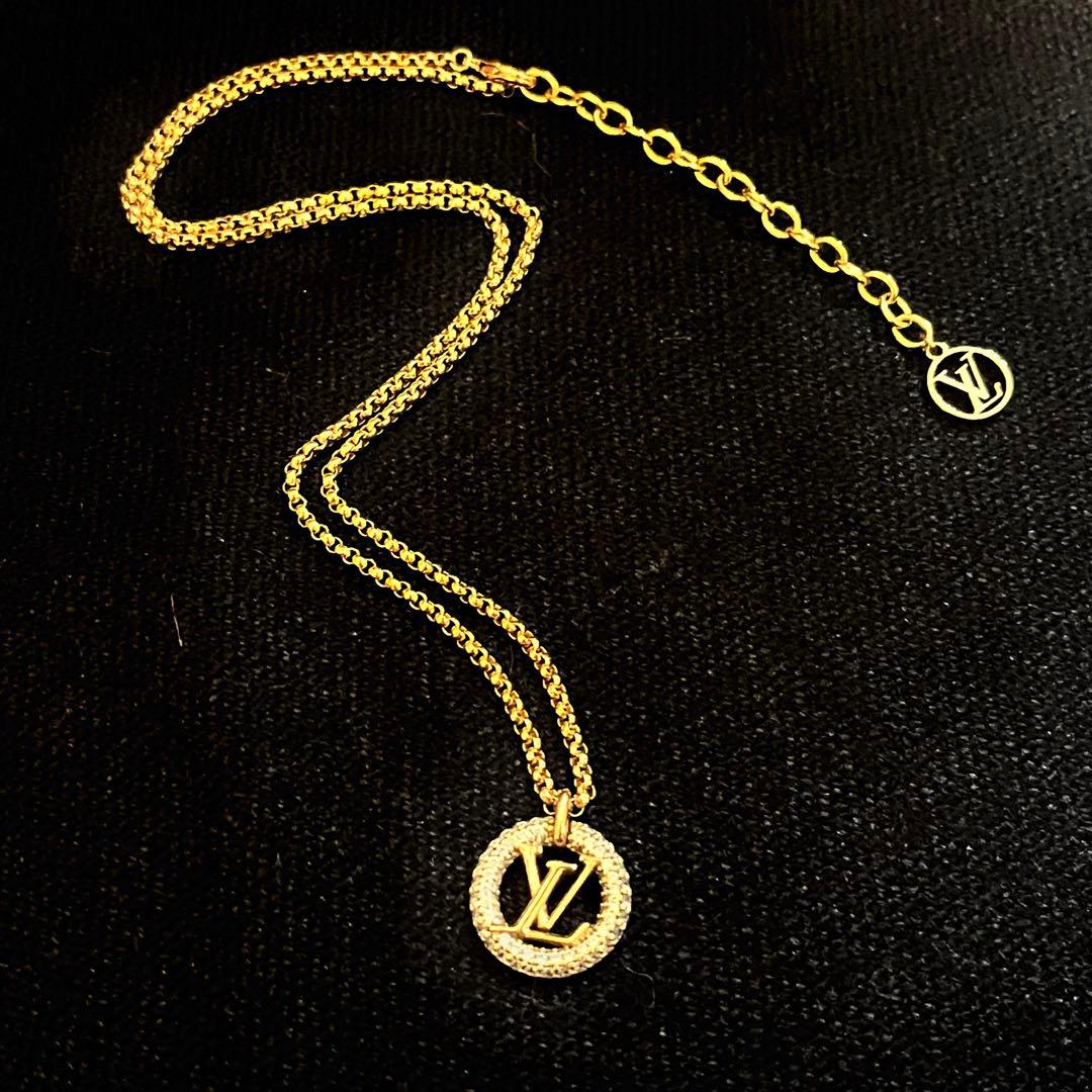 ルイヴィトン ネックレス コリエ ルイーズ バイ ナイト ゴールド