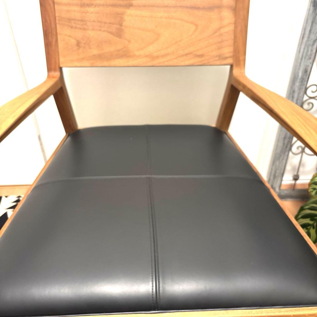 time&style ナイトフライ ラウンジチェア　ウォルナット　アームチェア①