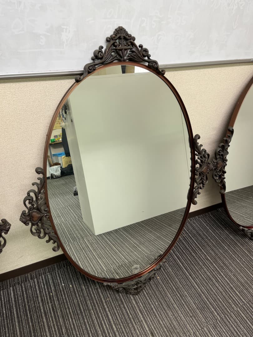 Haltan Mirror　3枚セット　大型壁掛け鏡　ヨーロピアン　f790