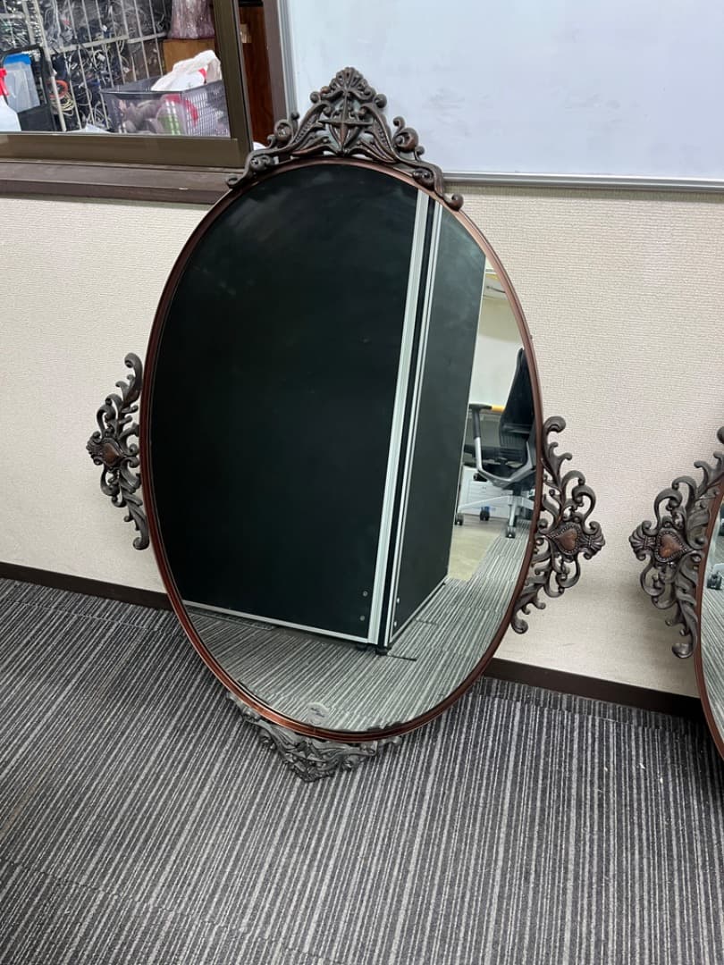 Haltan Mirror　3枚セット　大型壁掛け鏡　ヨーロピアン　f790