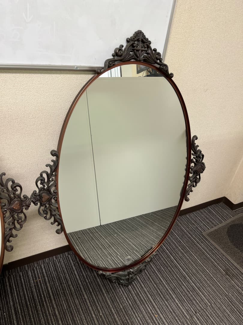 Haltan Mirror　3枚セット　大型壁掛け鏡　ヨーロピアン　f790