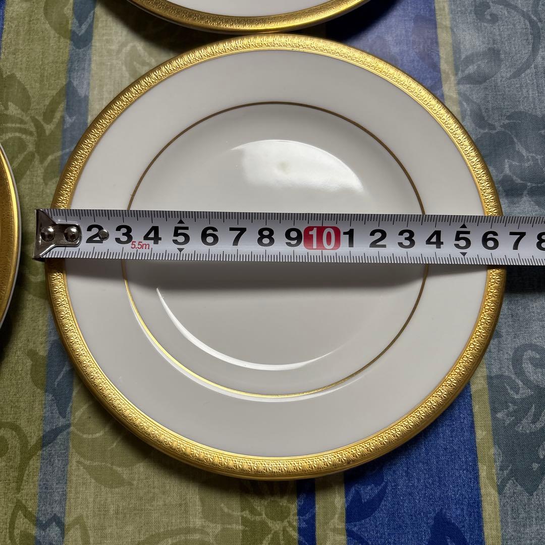 ロイヤルドルトン ロイヤルゴールド T.4980 16.5cm ケーキ皿4枚