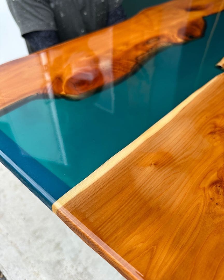 レジンテーブル ダイニングテーブル【一点物】