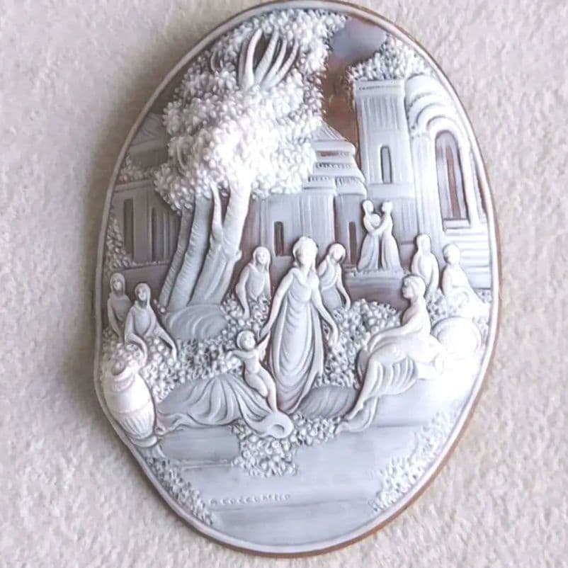 穏やかな日　シェル　カメオ　ルース