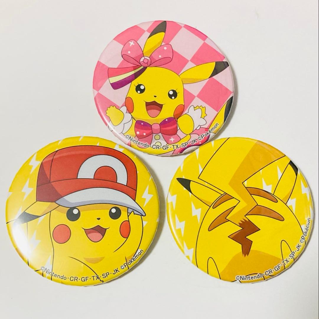 ポケモン ピカチュウ 缶バッジ アイドル - メルカリ