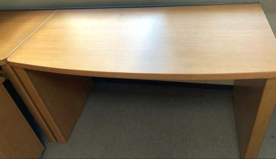 ①机本体　ワーキングデスク　学習机　事務机　パソコンデスク