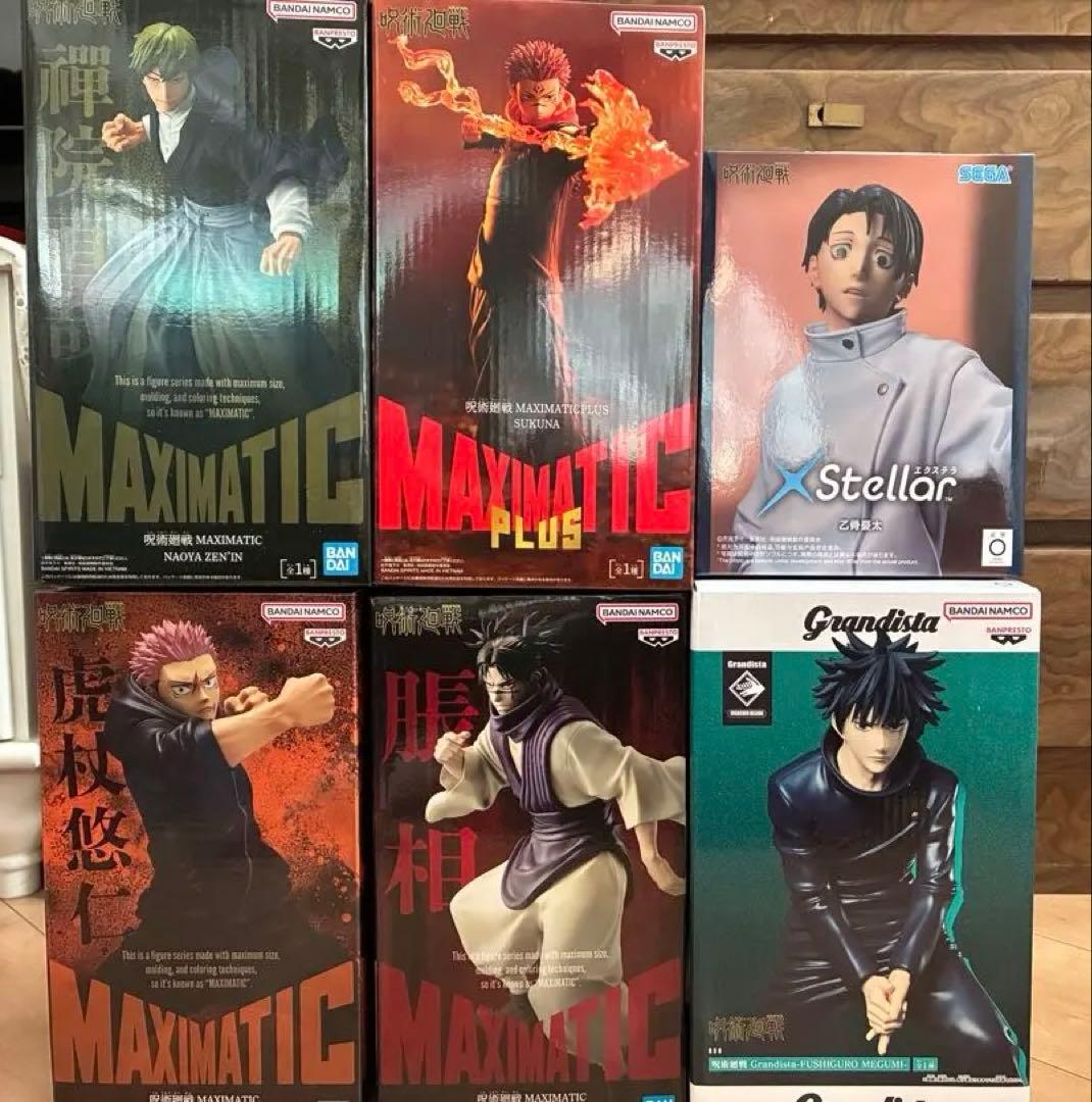 呪術廻戦 フィギュア6体セット 虎杖悠仁、禅院直哉、脹相、宿儺、伏黒