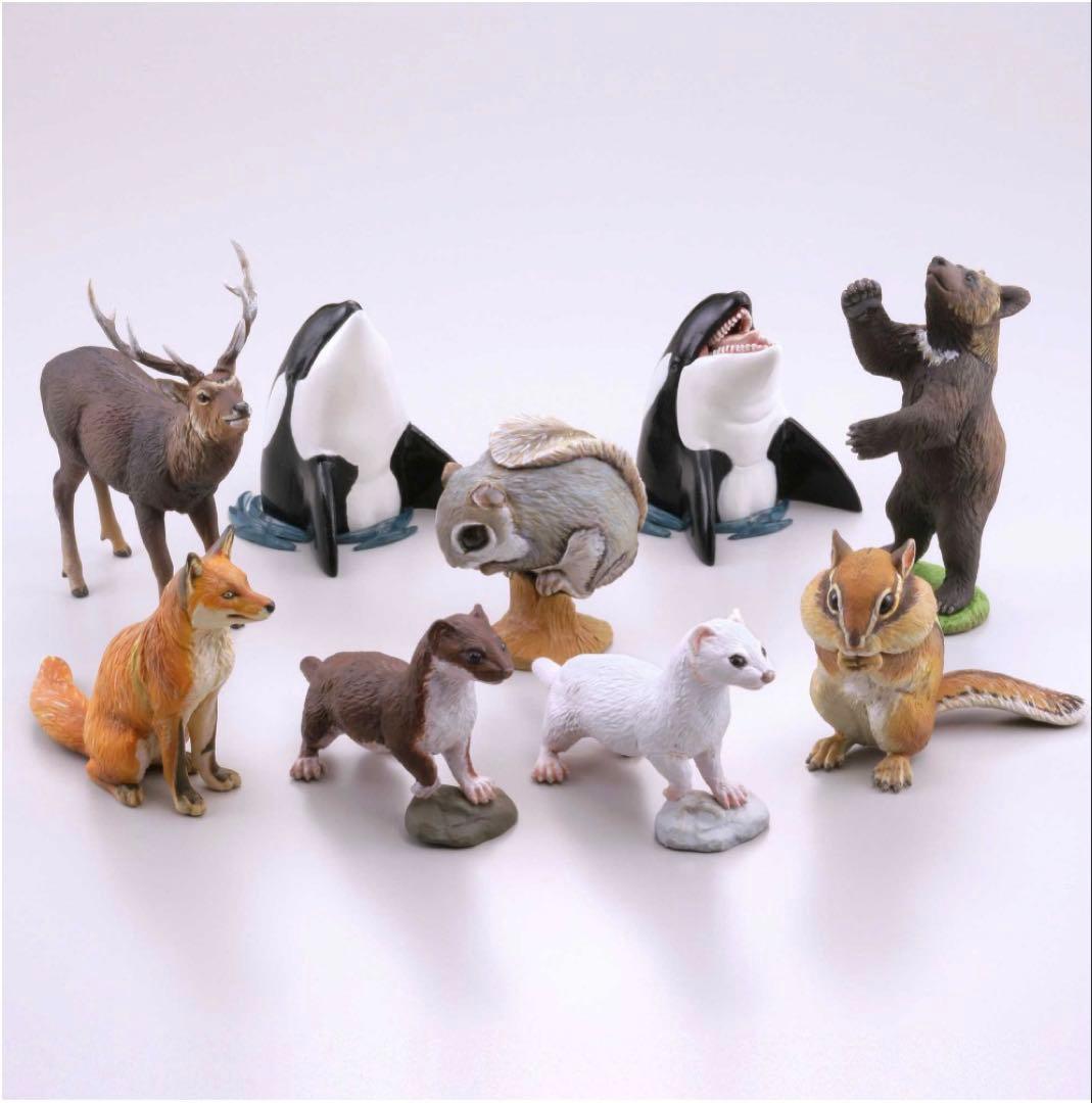 海洋堂カプセルQ 日本の動物コレクション　全９種類コンプリート