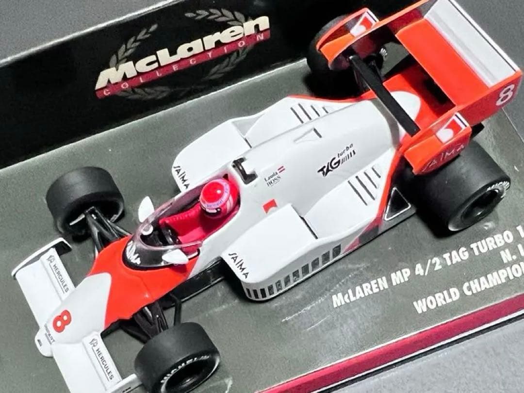 貴重）F1 McLaren MP4/8 ニキラウダ直筆サイン入1/43 - メルカリ