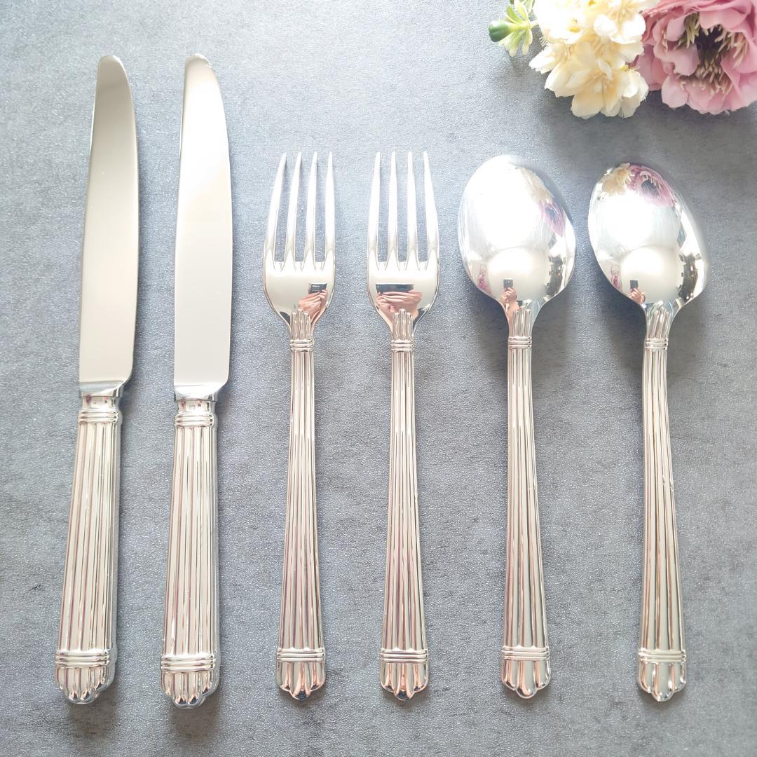 美品 クリストフル アリア テーブルサイズ 6点