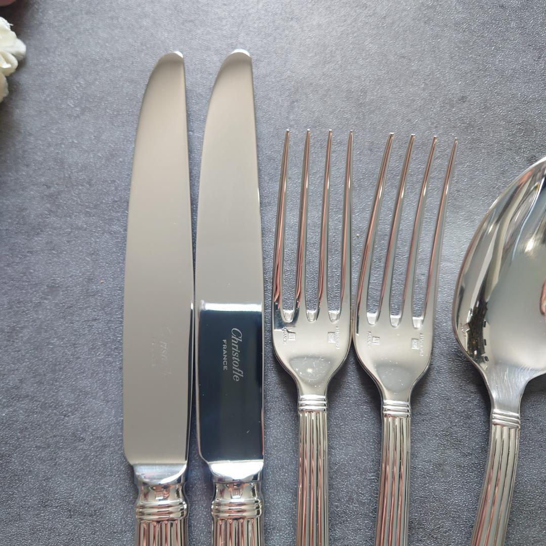 美品 クリストフル アリア テーブルサイズ 6点