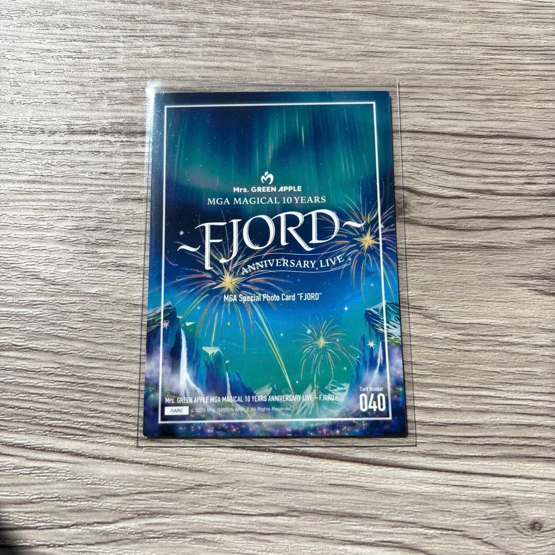 Mrs. GREEN APPLE フィヨルド フォトカード レア 藤澤涼架 - メルカリ