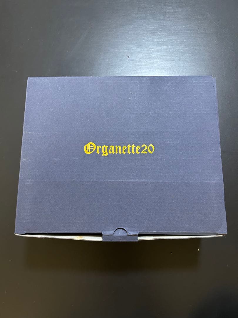 【オルゴール堂】20弁 BOOK型 手回しオルガニート /Organette20