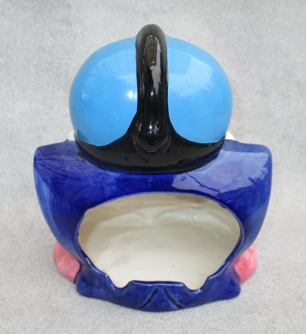 福助人形 口から煙　灰皿 陶器製　昭和　レトロ　タバコ　喫煙　ちょんまげ　江戸