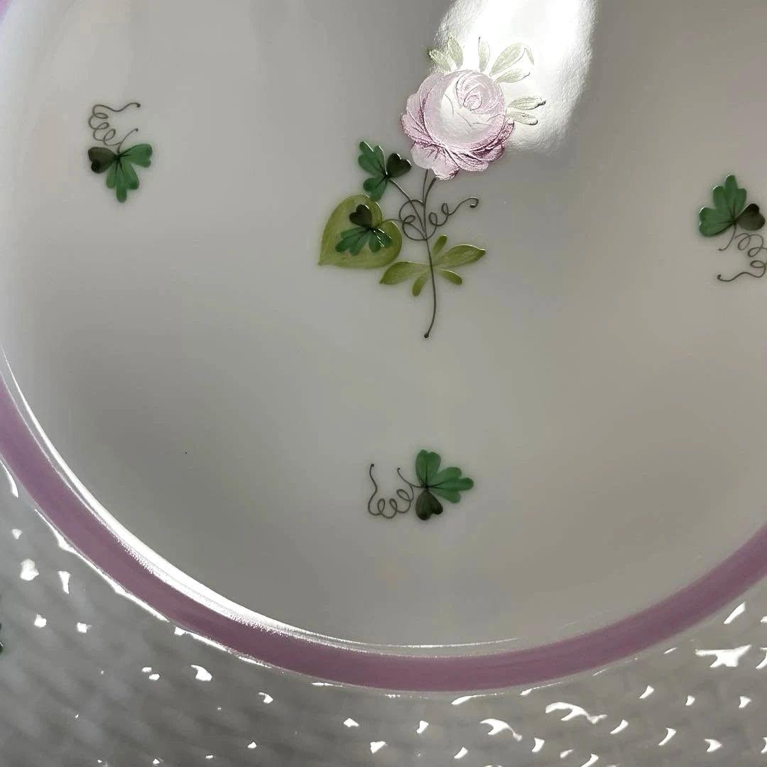 ヘレンド　ウィーンの薔薇ピンク　プレート