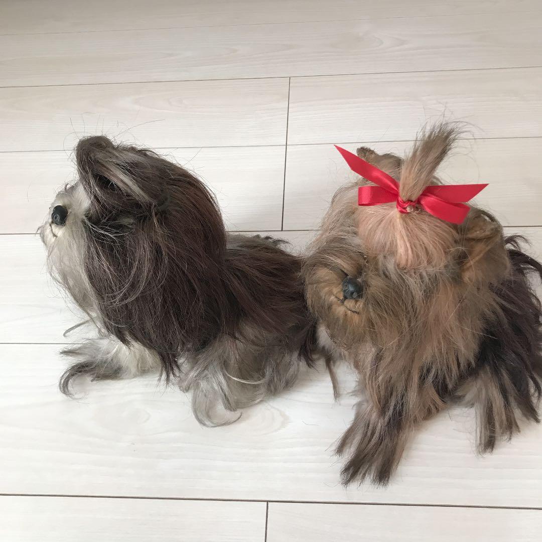 シーズー犬　置き物