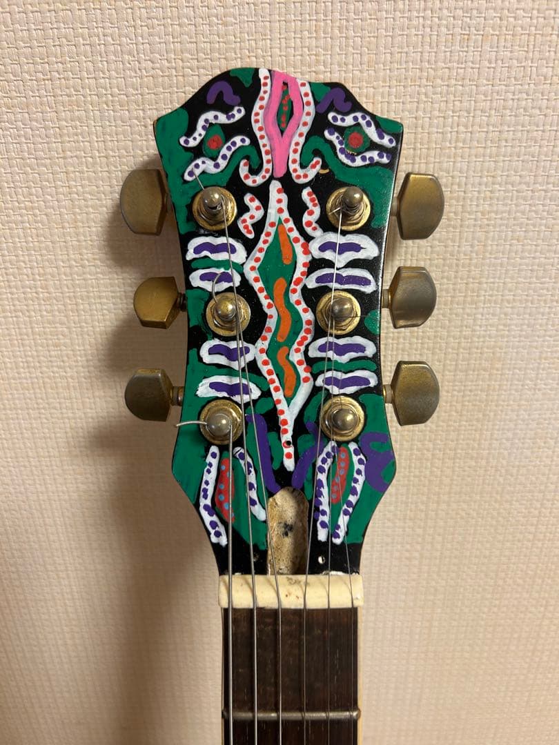 最終価格‼️モッキンバード モデル サイケペイントギター hide - メルカリ