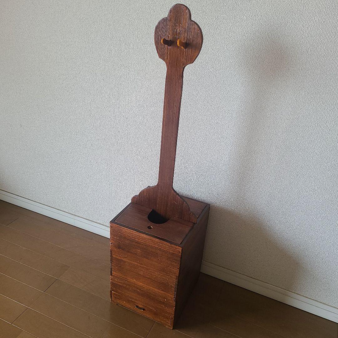 三味線 桐の立て箱 2丁立て 三味線スタンド - メルカリ